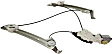 Front, Driver Side Power Window Regulator, With Motor