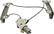 Front, Driver Side Power Window Regulator, With Motor