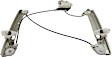 Front, Driver Side Power Window Regulator, With Motor