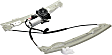 Front, Passenger Side Power Window Regulator, With Motor