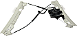 Front, Passenger Side Power Window Regulator, With Motor