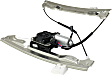 Front, Passenger Side Power Window Regulator, With Motor