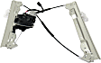 Front, Driver Side Power Window Regulator, With Motor