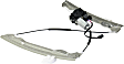 Front, Driver Side Power Window Regulator, With Motor