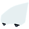 Front, Driver Side Door Glass, Green Tint, With Clip, Replaces NAGS No. DD11816GTY