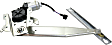 Rear, Passenger Side Power Window Regulator, With Motor