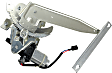 Rear, Passenger Side Power Window Regulator, With Motor