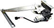 Rear, Passenger Side Power Window Regulator, With Motor