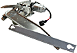 Rear, Driver Side Power Window Regulator, With Motor