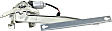 Rear, Driver Side Power Window Regulator, With Motor
