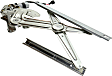 Rear, Passenger Side Power Window Regulator, With Motor