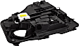 Rear, Passenger Side Window Regulator, Power, With Panel