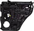 Rear, Passenger Side Window Regulator, Power, With Panel