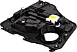 2007-2011 Dodge Nitro - Rear, Driver Side Window Regulator, Power, With Panel