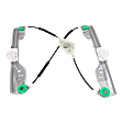 Rear, Passenger Side Power Window Regulator, Without Motor