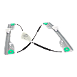 Rear, Passenger Side Power Window Regulator, Without Motor
