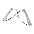 Rear, Driver Side Power Window Regulator, Without Motor