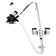 Rear, Driver Side Window Regulator, Power