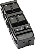 2006-2010 Chrysler 300 - Front, Driver Side Window Switch, Black, 6-Button, 14-Prong Blade Male Terminal, 2 Female Connectors, Driver and Passenger Side One Touch Auto Up and Down Power Windows