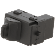 Front, Passenger Side or Rear, Driver or Passenger Side Window Switch, Black, 1-Button