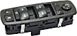 Power Front, Driver Side Window Switch, Fits Models with 13 and 8 Pin Rear Electrical Connector