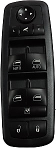 2012 Dodge Grand Caravan - Front, Driver Side Window Switch, with Power Sliding Door, Black