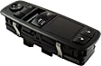 2010 Chrysler Town & Country - Front, Driver Side Window Switch, with Power Rear Windows, with Power Folding Mirrors, Black