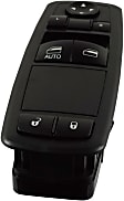 2010 Chrysler Town & Country - Front, Driver Side Window Switch, with Power Rear Windows, with Power Folding Mirrors, Black