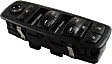 2010 Dodge Grand Caravan - Front, Driver Side Window Switch, with Power Sliding Door, with Power Rear Windows, with Power Folding Mirrors, Black