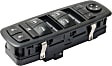 2013 Dodge Charger - Front, Driver Side Window Switch, With Driver and Passenger Auto Down, Black