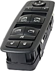 2013 Dodge Charger - Front, Driver Side Window Switch, With Driver and Passenger Auto Down, Black