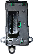 Front, Driver Side Window Switch, Black, 4-Button, with One-Touch Feature