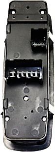 Front, Driver Side Window Switch, Black, 11-Button, With Power Mirrors, With Power Folding