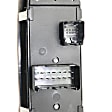 Front, Driver Side Window Switch, Black, 11-Button, With Power Mirrors, With Power Folding
