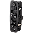 2014 Dodge Grand Caravan - Front, Driver Side Window Switch, With Power Sliding Door, 10 Gang, Black