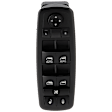2014 Dodge Grand Caravan - Front, Driver Side Window Switch, With Power Sliding Door, 10 Gang, Black