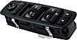 Front, Driver Side Window Switch, Black