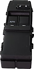 Front, Driver Side Window Switch Black 2 Buttons