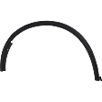 Rear, Passenger Side Fender Trim, Textured Black