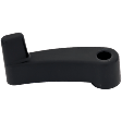 Tailgate Handle, Textured Black Plastic Without Camera Hole With Key Hole