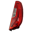 Passenger Side Tail Light, with Bulb, Halogen, Clear and Red Lens, 4 Cyl., 2.4L Engine, CAPA Certified