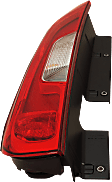 Driver Side Tail Light, with Bulb, Halogen, Clear and Red Lens, 4 Cyl., 2.4L Engine