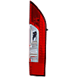 2014 Ram ProMaster 1500 - Passenger Side Halogen Tail Light, With bulb(s), OE Replacement