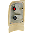 Passenger Side Tail Light, without Bulb, Halogen, Clear Lens