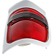 Driver Side Tail Light, without Bulb, Halogen, Clear Lens