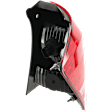 Driver Side, Outer Tail Light, with Bulb, Halogen, Clear and Red Lens, CAPA CERTIFIED