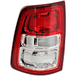 2024 Ram 3500 Big Horn - Driver Side Halogen Tail Light, With bulb(s), For Models With Red Bezel , OE Replacement