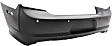 Rear Primed Bumper Cover, With Parking Aid Sensor Holes, SRT8 Model
