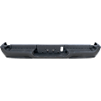 2019-2024 Ram 1500 - Step Bumper, Painted Black, Face Bar and Pads, For Models without Parking Aid Sensor, with Single Exhaust, Type 2
