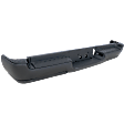 2019-2024 Ram 1500 - Step Bumper, Painted Black, Face Bar and Pads, For Models without Parking Aid Sensor, with Single Exhaust, Type 2